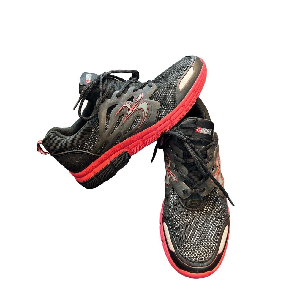 Gravity Defyer Shoes Mens 10 Black/Red G-Defy Galaxy II Running Run‎ TB9005MBR